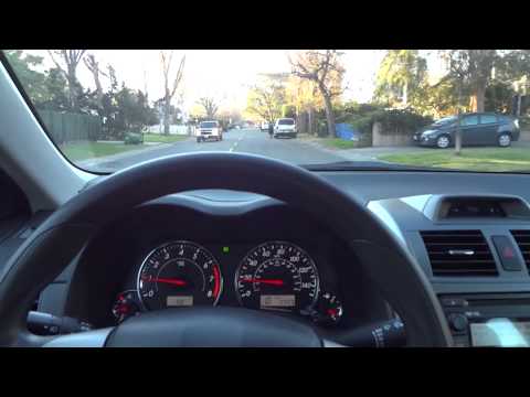 Driving through Sherman Oaks CA