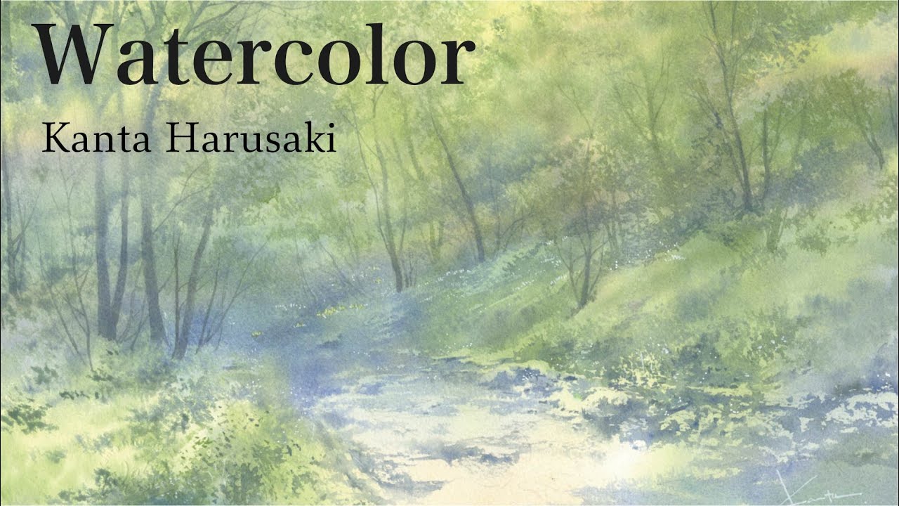 Watercolor 水彩画　菊地渓谷