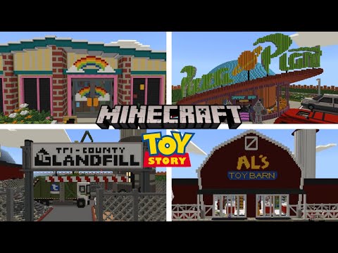Minecraft x Toy Story DLC - All Iconic Location | Minecraft Bedrock Map
