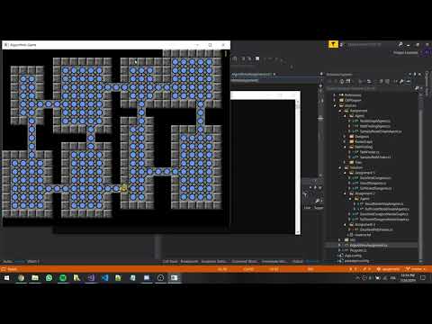 Procedural Dungeon Generator + Path Finding Algorithm