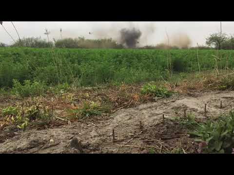 Proiectil detonat la Târnova