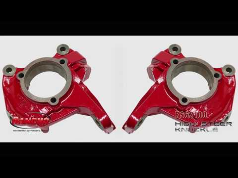 Rancho | High-Steer Knuckle Install on Jeep Wrangler JK