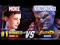 SF6 ▰ MOKE (#1 Ranked Chun-Li) vs KAZUNOKO (Akuma) ▰ High Level Gameplay