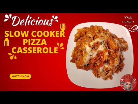 HOW TO MAKE SLOW COOKER PIZZA CASSEROLE🍕🍕