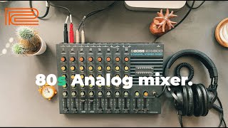 Video thumbnail for Roland Boss BX 800: 80sHome studio analog mixer by ben rabary