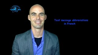 French lesson on text message language