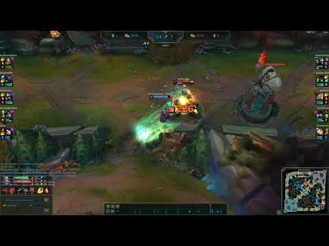 Tryndamere 1v3 Mordekaiser, Warwick, Qiyana