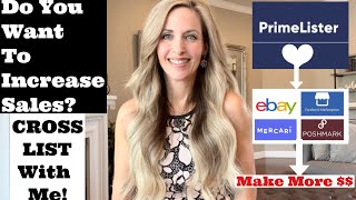 Increase Sales on EBay Poshmark Mercari FB with PrimeLister Cross List With Me Step by Step Tutorial