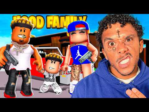 We Became The HOOD FAMILY In BROOKHAVEN RP! (Roblox)