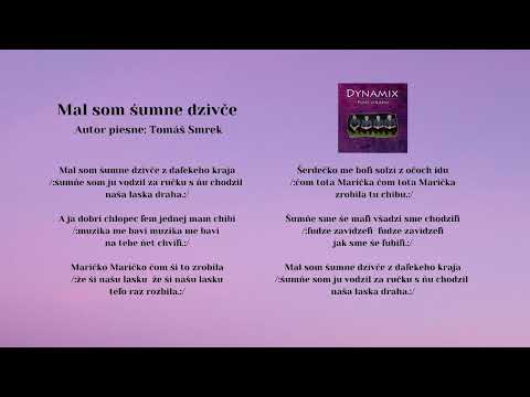 DYNAMIX 1, Mal som šumne dzivče, Autor Tomáš Smrek, Videorohaľ