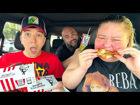 KFC Kentucky Fried Chicken with Trailer Trash Tammy • MUKBANG