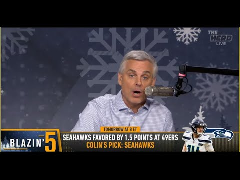 THE HERD | Colin Cowherd CONFIDENT Seattle Seahawks Will BEAT 49ers | NFL