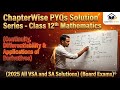 Continuity & Differentiability Chapters Timestamps - 2025 PYQs