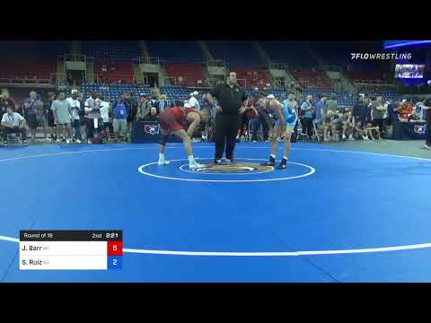 170 Lbs Round Of 16 - Joshua Barr, Michigan Vs Simon Ruiz, New Jersey 394a