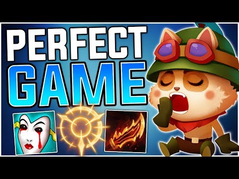 The most Perfect Teemo game! "0 deaths" Teemo destroys Jayce top lane?! - Teemo Only Season 9