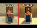Minecraft Trailer VS Reality Things