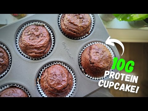 HIGH PROTEIN FUDGY CHOCOLATE CUPCAKES