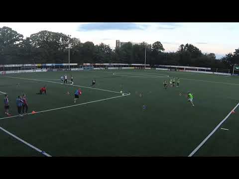 Fussballtraining - Schnelligkeitstraining: Schnelligkeitswettkampf im Viereck