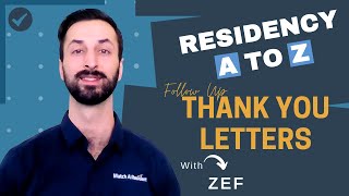 Residency Interview Thank You Letters & How to Properly Send Them