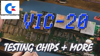 #commodore #VIC-20 Testing Chips & More