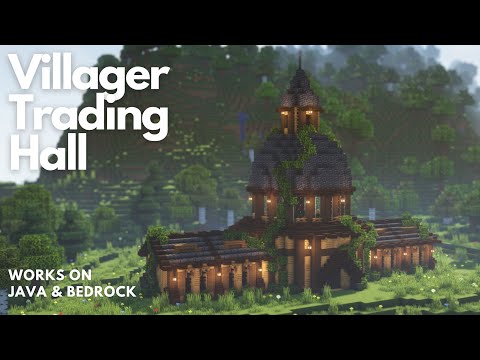 Villager Trading Hall | Minecraft Tutorial | Java & Bedrock [1.20]