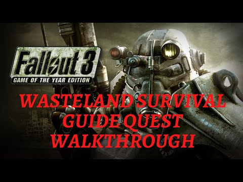 Fallout 3 Wasteland Survival Guide Quest Walkthrough