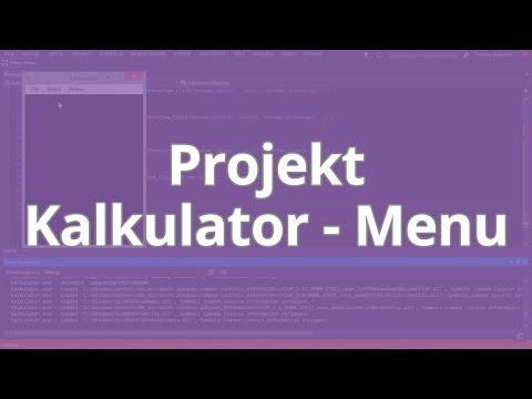 Kurs C++ aplikacje w Visual Studio: Projekt Kalkulator - Menu