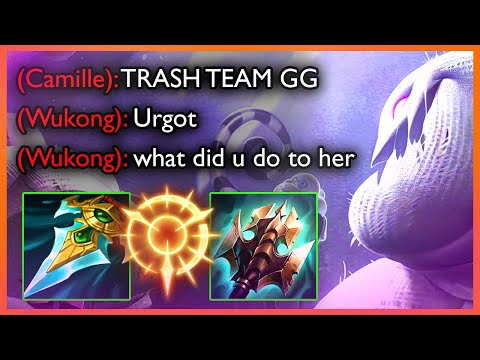 Facing an infamous toxic solo queue player twice! [Urgot vs Camille Masters Elo] - League of Legends