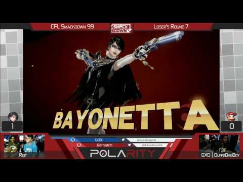 CFL Smackdown 99 WiiU - Riot (Bayonetta) vs GxG DuffoBagBoi (Little Mac) - Losers R7