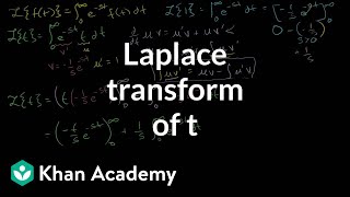 Laplace Transform of : L{t}