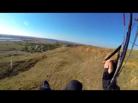 Zbor dinamic  cu parapanta la Comanita -Cherlesti  OLt