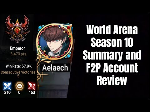 F2P Emperor Account Review | World Arena Indomitable Season | Epic Seven |