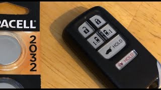 Honda Odyssey -Smart Key Battery FOB Replacement