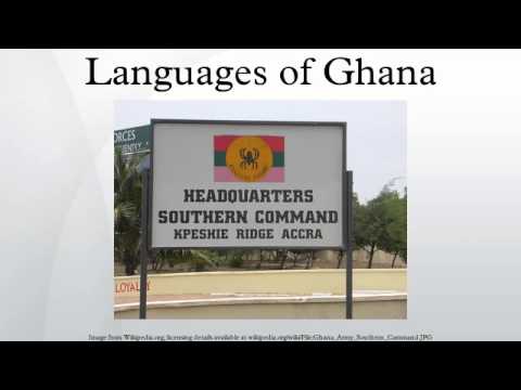 Languages of Ghana