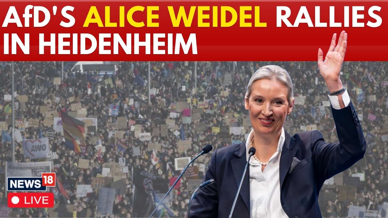 LIVE | Germany Election News | Afd Chancellor Candidate Alice Weidel Speaks At Heidenheim | N18G