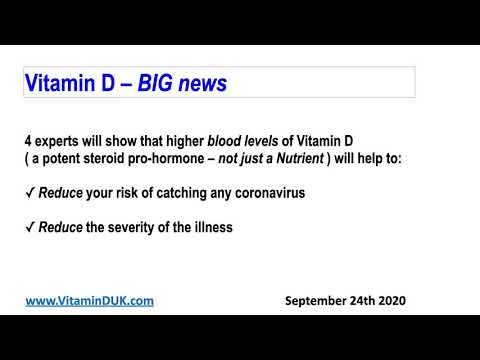 Vitamin D - BIG View - Dr William Grant