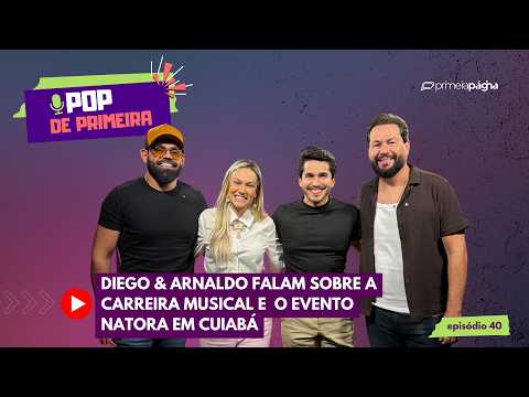 Diego & Arnaldo relembram episódio que parou Cuiabá e dão spoiler do ‘Natora’ neste domingo