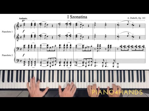 A. Diabelli - Sonatina No.1 in C major op. 163 (Piano 4 hands)