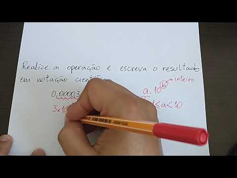 Exercícios sobre Notação Científica - multiplicação e divisão