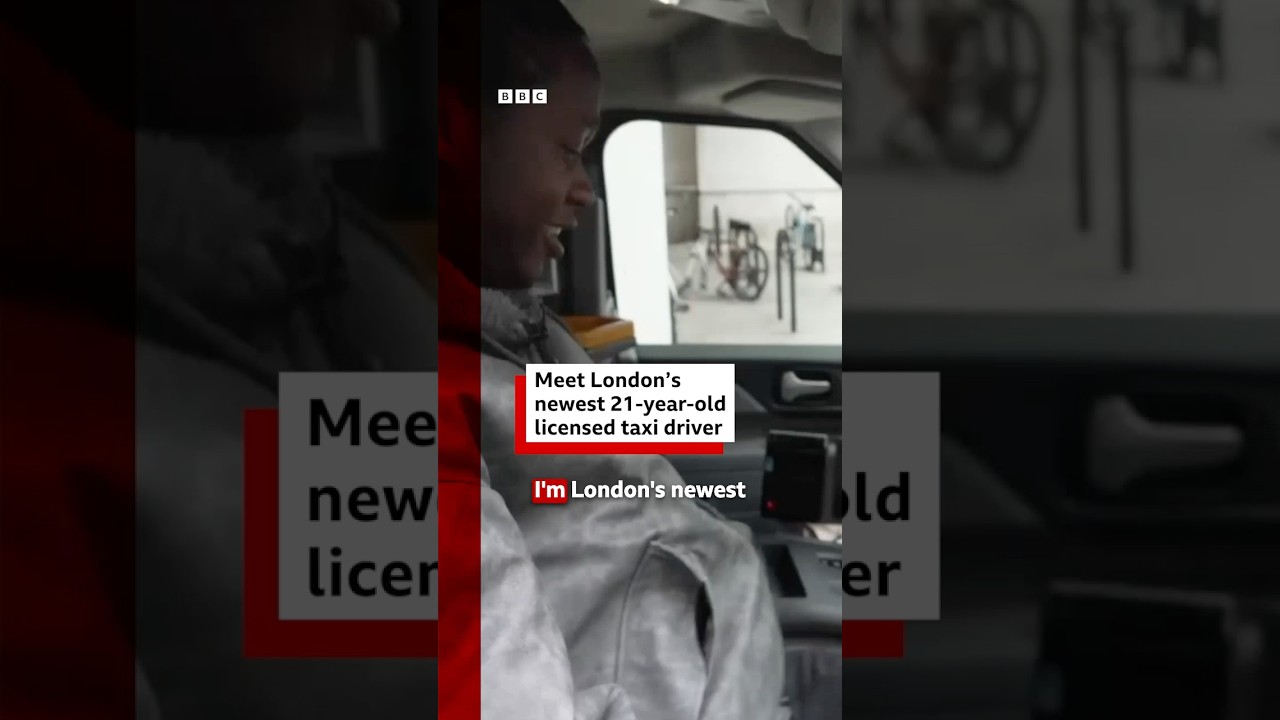Meet London’s newest 21-year-old licensed taxi driver. #London #BlackCab #BBCNews