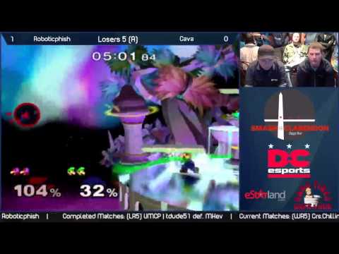 Smash @ Clarendon (10/24/2014) LR5A - Roboticphish vs. Cava