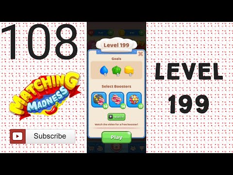 Matching Madness: Match 3 Puzzle games. Level 199 #tinytacticsgames