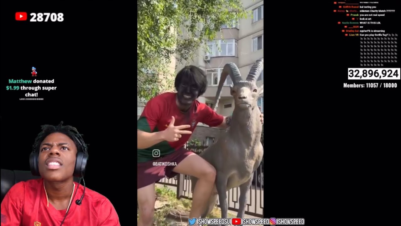 iShowSpeed Reacts To His Fan Recreating Him & Ronaldo Photo 😂