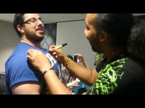 Street Fighter Pro; Kbrad signs my boobs