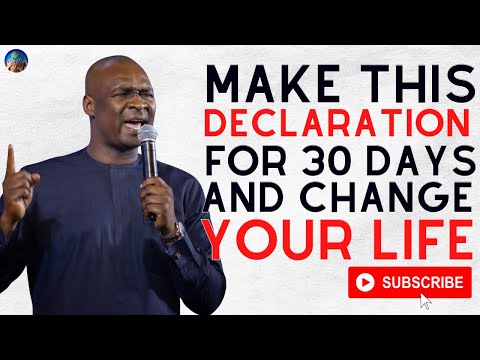 MAKE THIS DECLARATION FOR 30 DAYS & WATCH YOUR LIFE & DESTINY TURN AROUND | APOSTLE JOSHUA SELMAN