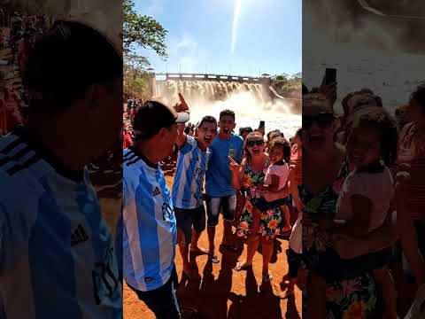 O Ceará PAROU pra ver Isso! Açude de FORQUILHA Sangrando #açude #forquilha