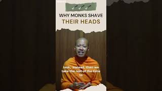 Why Do Monks Shave Their Heads? 🤔🤔 #shorts