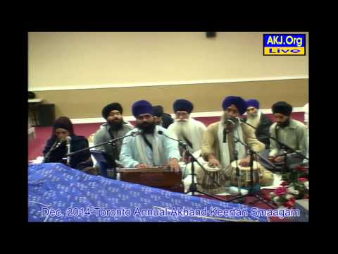 028 Toronto Dec. 2014 Smaagam - Wednesday Evening Keertan - Bh. Jasdeep Singh Jee Toronto