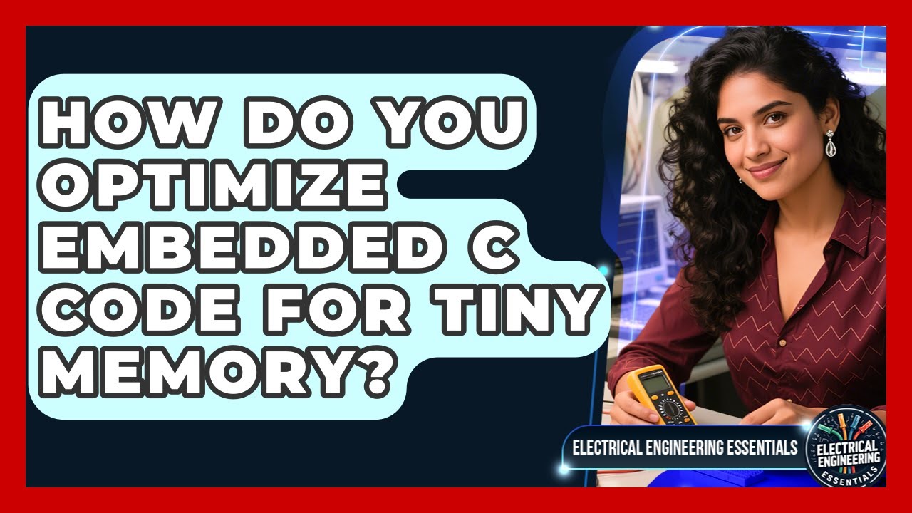 How Do You Optimize Embedded C Code For Tiny Memory? - Electrical Engineering Essentials