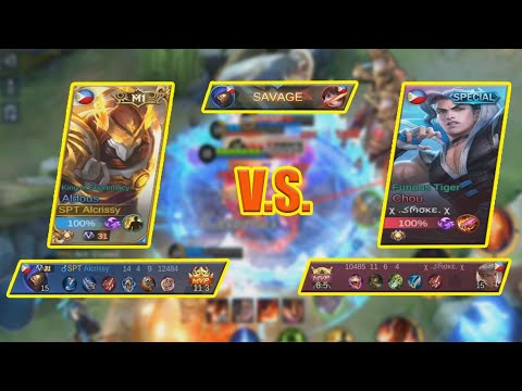 WHEN ALDOUS MEET PRO CHOU USER | 1 SAVAGE! | ALDOUS GOLD LANE GAMEPLAY | ALCRISSY | MLBB
